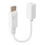 Lindy Adaptateur DisplayPort vers Mini DisplayPort Femelle - Câble de 15 cm pour Vidéo 4K 2160p / 2560x1600
