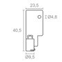 Micel Clé brute pour cadenas cn12/cn13/cn14 nickel