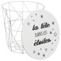 Home Deco Kids CESTA- MESA VARILLA ESTRELLAS