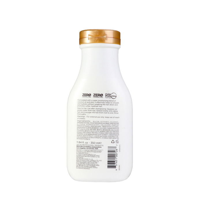 Beaver Après-shampoing hydratant à l'huile de coco et au quinoa 350 ml