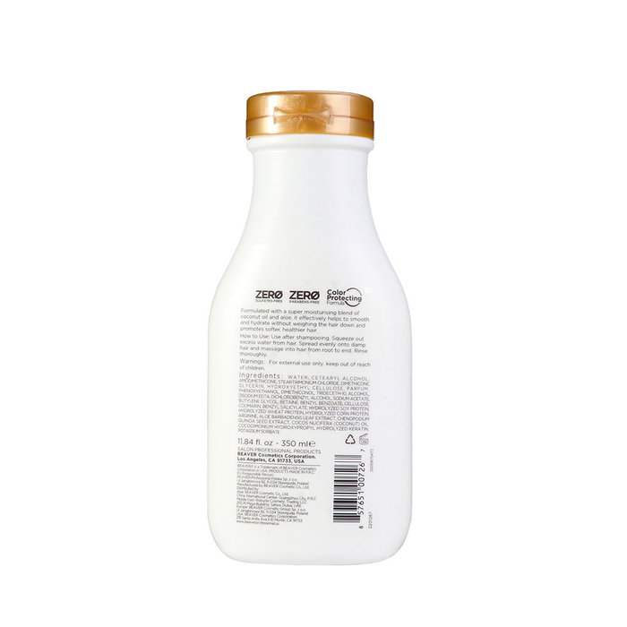 Beaver Après-shampoing hydratant à l'huile de coco et au quinoa 350 ml