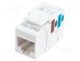 DIGITUS Module RJ45 Keystone Cat 5e blanc