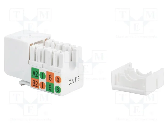 DIGITUS Module RJ45 Keystone Cat 5e blanc