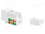 DIGITUS Module RJ45 Keystone Cat 5e blanc