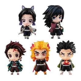 Megahouse Pack de 5 figurines Tanjiro & The Hashira Demon Slayer