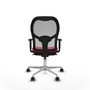 Piqueras y Crespo Chaise de Bureau 1D086N0 Rouge