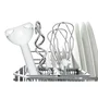 Bosch MFQ36440 Batteur, 450 W, 5 Vitesses, 2 Fouets/2 Crochets Pétrisseurs Inox, Bol Gradué avec Couvercle, Blanc/Gris