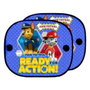 The Paw Patrol Jeu de 2 Pare-soleils Latéraux Enfant Bleu (44 x 36 cm)