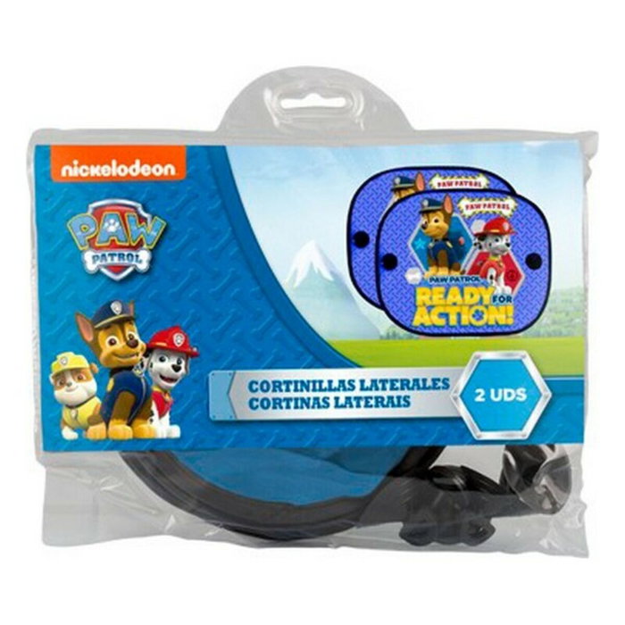 The Paw Patrol Jeu de 2 Pare-soleils Latéraux Enfant Bleu (44 x 36 cm)