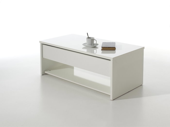 ALK System Feudo 456 - Mécanisme élévateur à ressort pour table basse, finition gris, hauteur de levée 140 mm