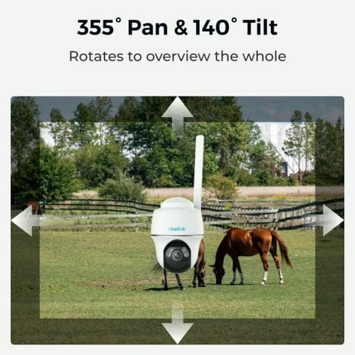 Reolink G430 Caméra extérieure avec panneau solaire, Blanc