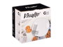 Vivalto Set de 18 pièces Vajilla Cuadrada Líneas Blanc et Noir 26x12x26cm (Set de 2)