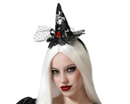 Serre-tête Chapeau Sorcière Halloween