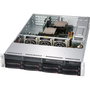 Boîtier ATX semi-tour Supermicro CSE-825TQC-R802WB Noir Gris