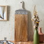 Home Deco Factory Planche de service Mirage 58x19 cm Dune Nég