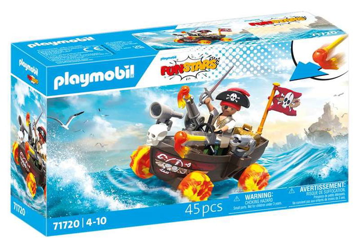 Playmobil Kart bateau de pirate Funstars 71720