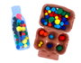 Innspiro Lot de 300 Pompons Assortis (10mm à 25mm)