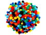 Innspiro Lot de 300 Pompons Assortis (10mm à 25mm)