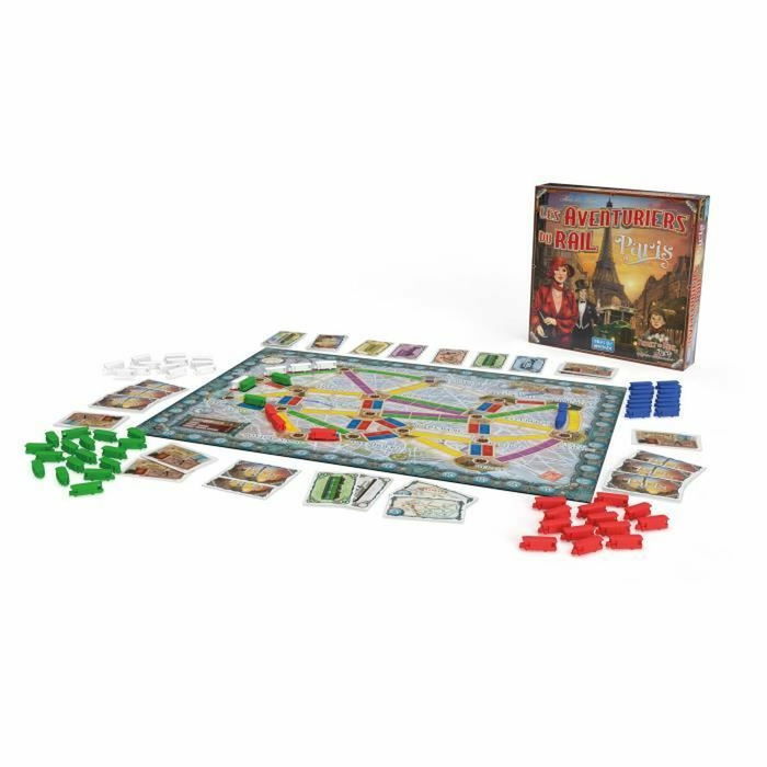 Asmodee Rail Adventurers Paris ASM0824968220665 Jeu de société à partir de 8 ans