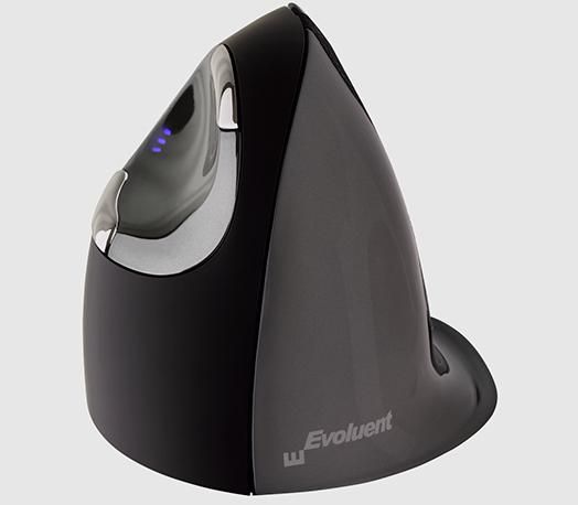Evoluent VerticalMouse D - Souris verticale ergonomique USB droitier, petit modèle, DPI ajustable avec capteur laser