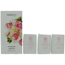 Yardley Set Trio English Rose Pains de savon parfumés