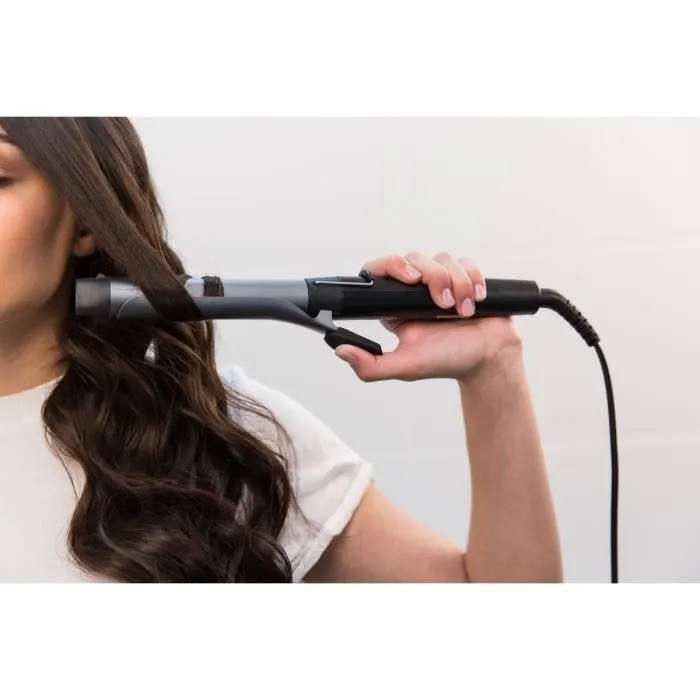 Remington CI6525 Pro Soft Curl - Fer à boucler céramique et tourmaline 25mm, antistatique, 10 réglages de température (130-220°C)