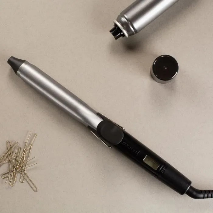 Remington CI6525 Pro Soft Curl - Fer à boucler céramique et tourmaline 25mm, antistatique, 10 réglages de température (130-220°C)