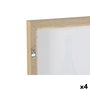 Home ESPRIT Toile 60 x 4 x 80 cm (4 Unités) Design Citron