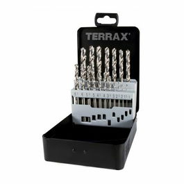 Ensemble de forets TERRAX Coffret DIN 338 25 Pièces 19 Pièces