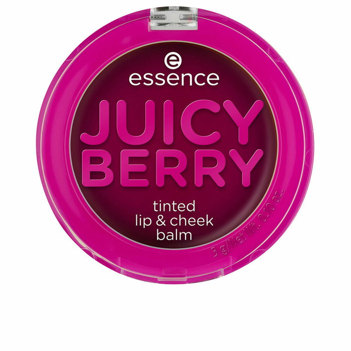 Essence Juicy Berry Baume lèvres et joues 2-en-1, Violet, 3 g