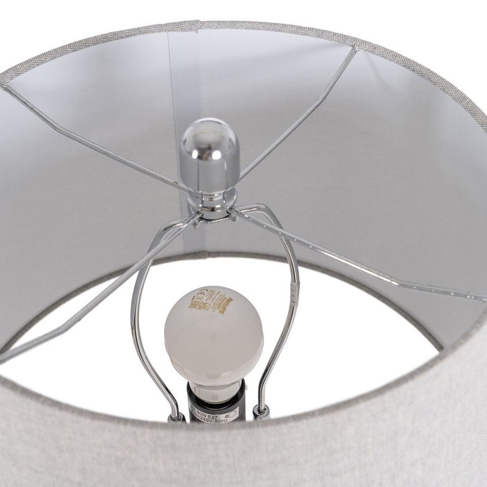 BigBuy Home Lampe de bureau Argenté BigBuy Home Lampe de bureau Argenté