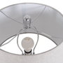 BigBuy Home Lampe de bureau Argenté