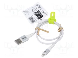 GOOBAY Câble USB 2.0 Apple Lightning vers USB A, 0,5m, blanc