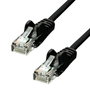 ProXtend Câble Ethernet CAT5e U/UTP CCA PVC Noir 7m - Câble réseau RJ45 avec conducteurs en aluminium cuivré