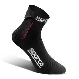 Sparco Chaussettes Hyperspeed S01290NR4243 T 42-43, Talon Cordura Renforcé, Pour Simulation