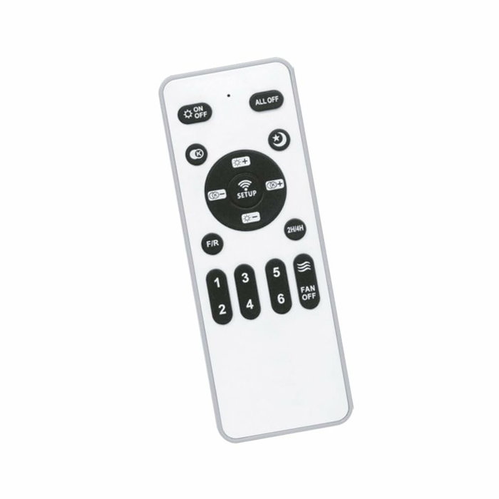 Ventilateur de Plafond avec Lumière CristalRecord Argenté 35 W (3000 K) (4000 K)