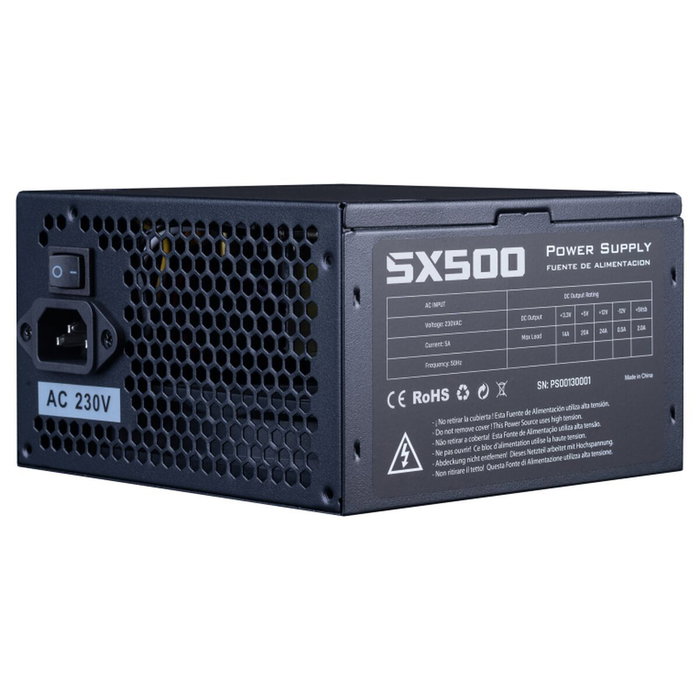 Bloc d’Alimentation Hiditec SX500 500 W Certification ENERGY STAR