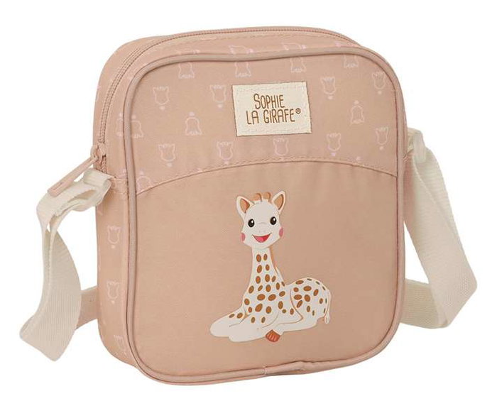 Safta Sac bandoulière Sophie la Girafe Cookie 16x18x4 cm - pour enfant à partir de 3 ans