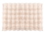 Berilo Tapis de Bain Blanc 80x50 cm, Antidérapant, Polyester, Moelleux 2,5 cm (Set de 12)