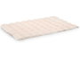 Berilo Tapis de Bain Blanc 80x50 cm, Antidérapant, Polyester, Moelleux 2,5 cm (Set de 12)