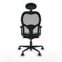 Piqueras y Crespo Chaise de Bureau Jorquera 2D036N1 Turquoise