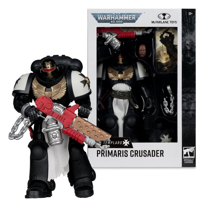 McFarlane Toys Warhammer 40,000 Primaris Crusader (Black Templars) 18 cm McFarlane Toys Warhammer 40,000 Primaris Crusader (Black Templars) 18 cm