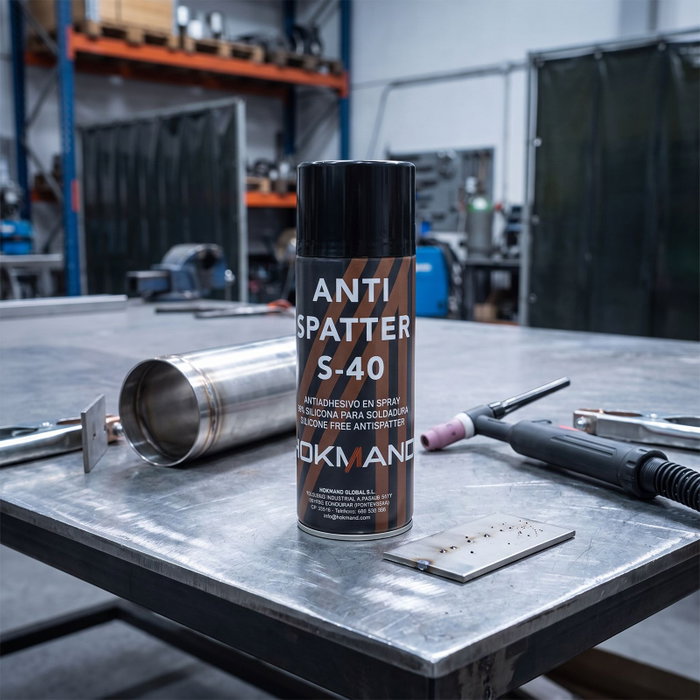 HOKMAND S-40 ANTI SPATTER - Spray Anti-adhérent sans Silicone 400 ml HOKMAND S-40 ANTI SPATTER - Spray Anti-adhérent sans Silicone 400 ml