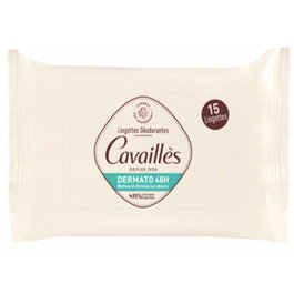 Roge Cavailles Lingettes Déodorantes Dermatologiques 48h 15ud