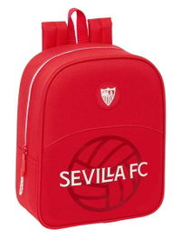 Safta Mochila Guarderia Adapt. Carro Sevilla FC - Sac à dos puériculture adaptable au landau, 22x27x10 cm, pour enfants dès 3 ans