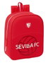 Safta Mochila Guarderia Adapt. Carro Sevilla FC - Sac à dos puériculture adaptable au landau, 22x27x10 cm, pour enfants dès 3 ans