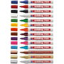 Edding Marqueur Paint 750 Rouge pour surfaces lisses, référence 4-750002 (4750002)