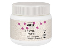 Kreul TEXTIL POTCH Colle-vernis textile transparente 150ml