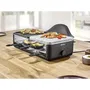 Severin Appareil à raclette et pierre de cuisson RG2366 - Pour jusqu'à 8 personnes - Plaque réversible et pierre naturelle - 1300W - 48 x 24 cm