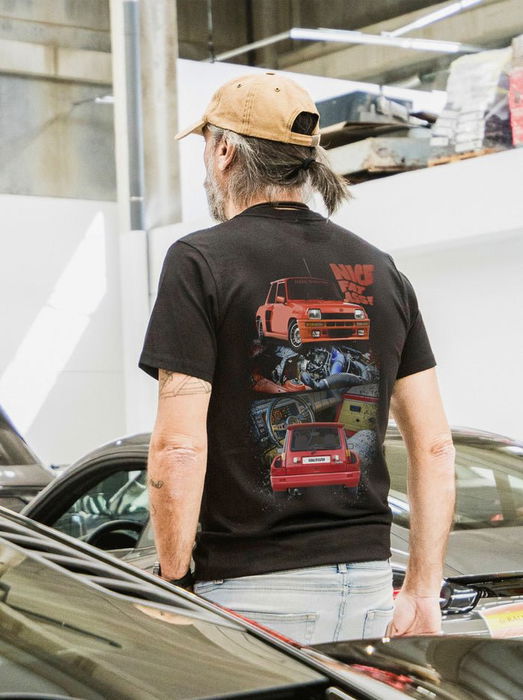 Radikal Revolution T-Shirt Nice Fat Ass Renault 5 Turbo Noir Taille 2XL RKNFA1052XL